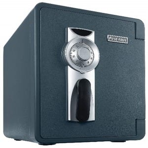 First Alert 2087F Waterproof 1-Hour Fire Home Safe with Combination Lock