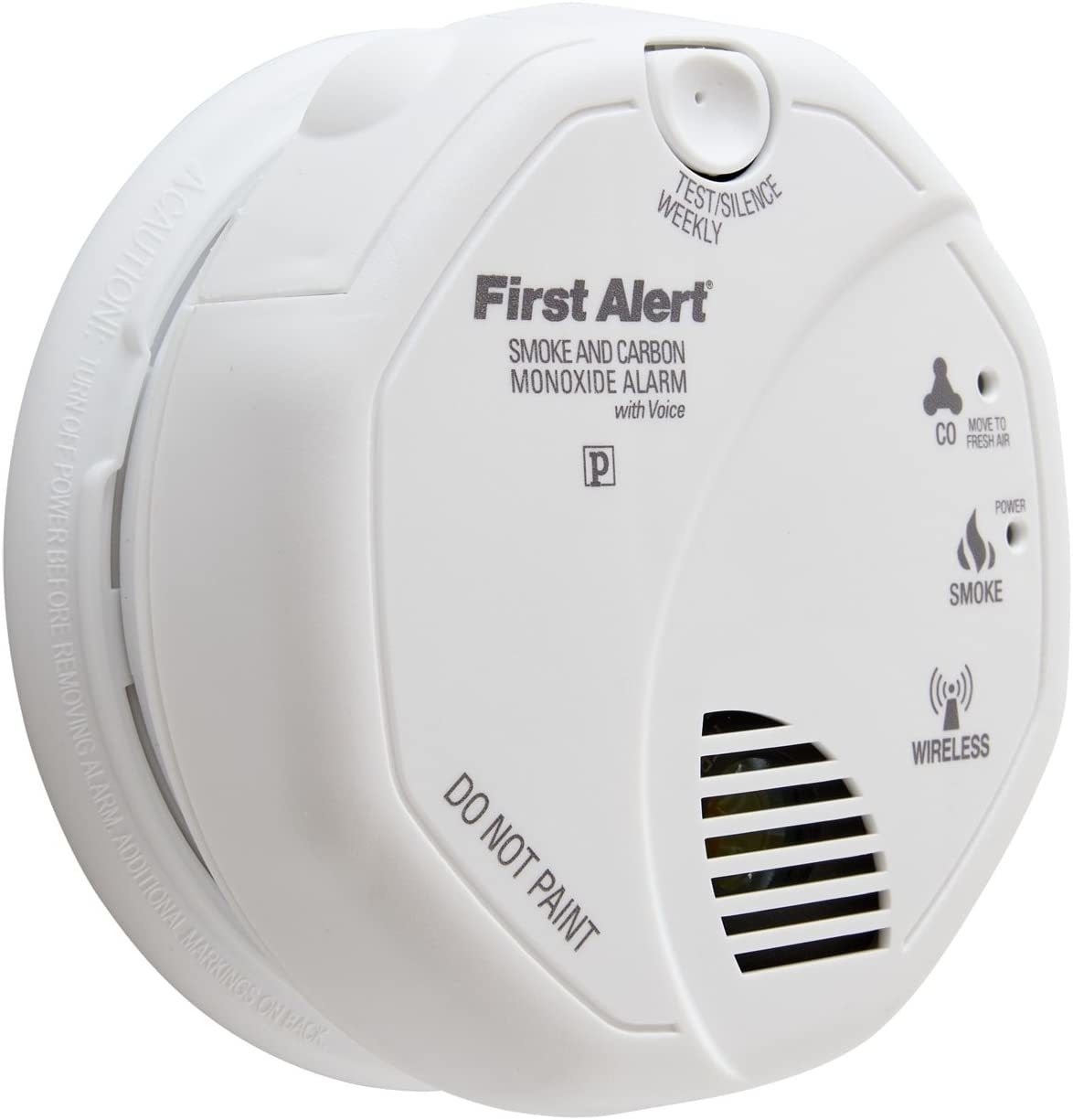 First Alert Wireless Interconnected Photoelectric Smoke and Carbon Monoxide Combo Alarm