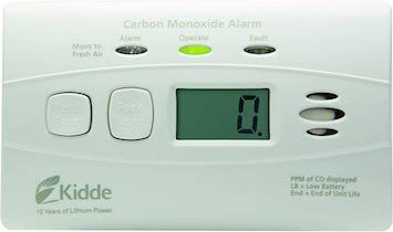 Kidde Carbon Monoxide Detector with Lithium Battery, Digital Display
