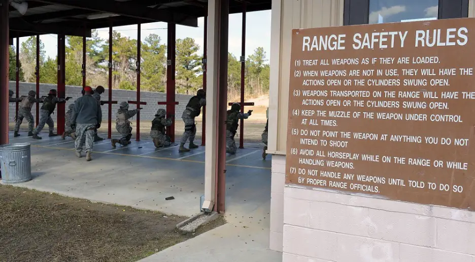 Shooting range safety rules