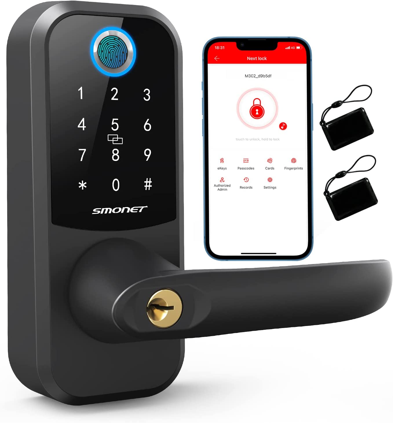 SMONET ZNS-H001 Keyless Smart Lock
