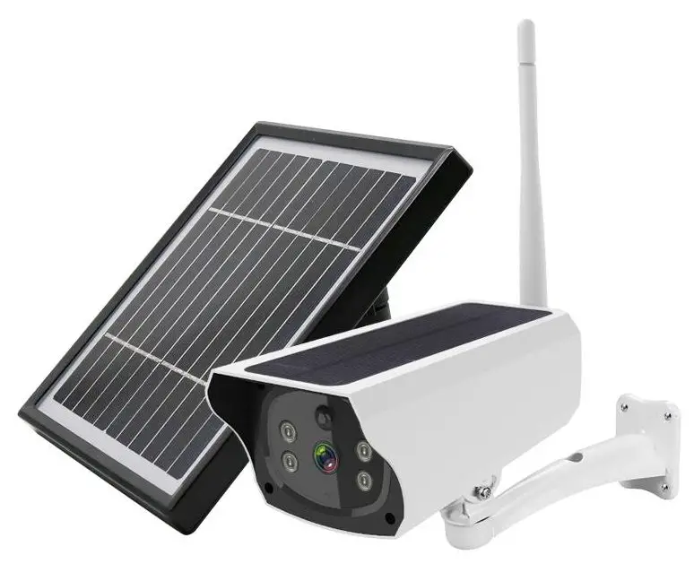 Solar powered wifi surveillance camera